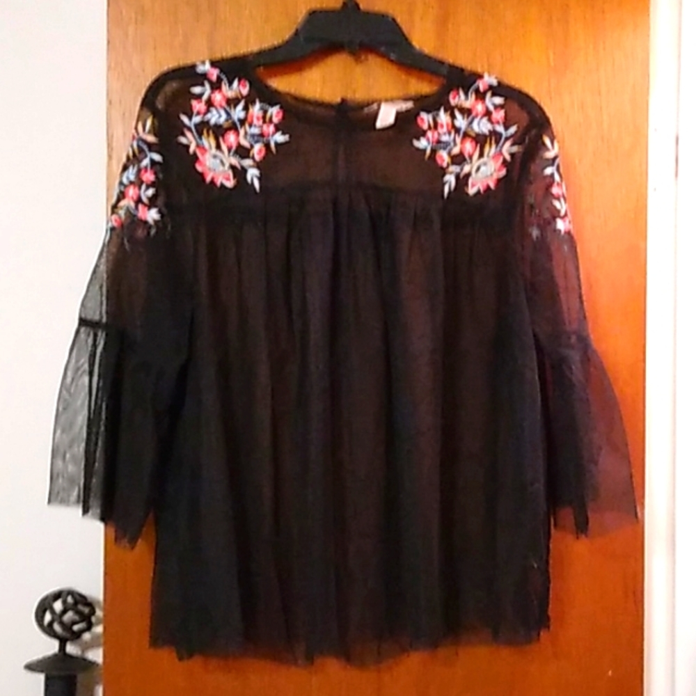 Arizona Jeans Sheer Top - Picture 1 of 4